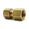 Thrifco Plumbing No. 66 5/16 Inch x 1/4 Inch Lead-Free Brass Compression FIP Adapte 4401351 - alternate 1